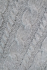 Cinnamon cable knit_gray
