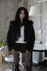 Lisa Hood Fur Jacket