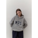 Nus. x HUKE フードT (グレー)