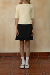Back scoop t-shirt_lemon