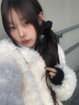 [Quilted Lining] Bento Collar Fur Jacket