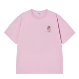 25SS タンニングオパンチュウサギベーシックロゴ半袖Tシャツ ピンク