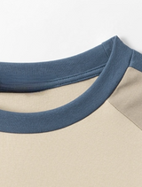 Two-Tone Sporty Crewneck Tee 233405090