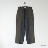 divide leopard denim