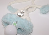 fluffy icy blue cozy light