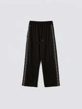 Embroidered Track Pants_Black