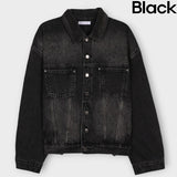 French Golden Work Denim Jacket