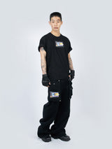 マルチパスTシャツ (Black)