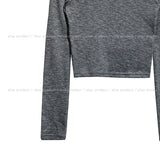 Angie basic off-shoulder long sleeves