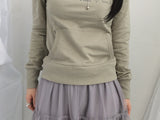 レタリングハートボートネックTシャツ