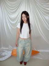 ベーシックTシャツ 3タイプ(ホワイト、グレー、ピンク)