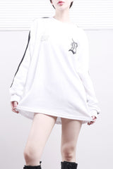 (Unisex) バランスラインオーバーフィットTシャツ