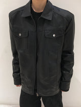 Slate trucker blazer jacket