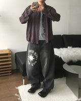 Kane Printing Denim Pants