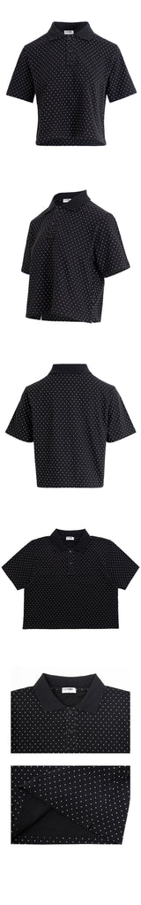 ピンTシャツ_BLACK