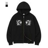 DEVIL FAIRY OVER FIT 2-WAY ZIP-UP (2color)
