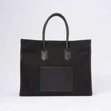 アップルレザー＆オーガニックコットントートバッグ
