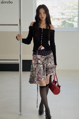 Red Bow Round Shoulder Bag