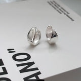 925silver] Slit one touch earring