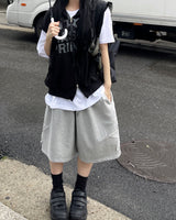 Star Patch Bermuda Pants