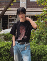 ルアテクスチャーボウィ半袖Tシャツ
