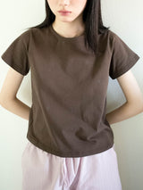 HIDDEN PRINT REGULAR T (BROWN)