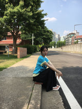 ニューエラレタリングクロップショートスリーブTシャツ (5c)