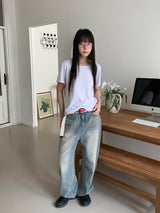 シルクUネックTシャツ (3C)