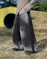Smoky Washed Wide Sweatpants