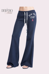 New York low-rise semi-boot casual pants