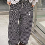 Jeje Stripe Wide Sweatpants