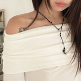 Star Outline Cord Necklace