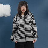Star Dolphin Check Applique Hood Zip Up