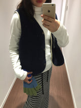 ジグリーボアフリースベスト (3color)