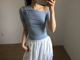 Unbalanced Tie T-Shirt (4color)