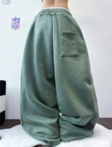 ノンフリース💚バルーンワイドロングパンツ💚💙💛🩶 7カラー