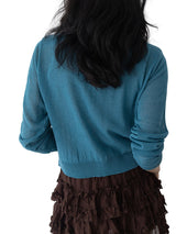 Romin Round Neck Knit Cardigan