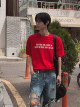 ポイトレタリング半袖Tシャツ