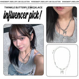 [Celeb pick] トゥインクルバタフライネックレス