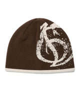 DUST TRIBE LOGO BEANIE BROWN(CV2EFUAB32A)