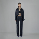 Black Indigo Classic Denim Jacket - YA391