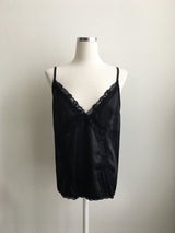 Silky lace cami blouse
