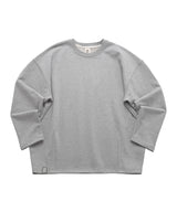 HEAVY-TERRY BALLOON SWEAT BOX TEE (Gray)