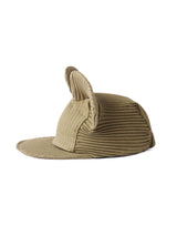 6CRAYON Army Green Pleated Flat Brim Mickey Cap