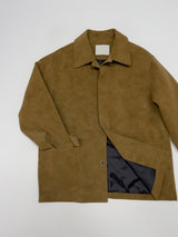 Nubuck String Overfit Leather Jacket