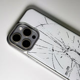 フラクチャーオブニュートピアフォンケース (SV_ホワイト)