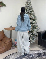 Any Stitch Knit Hood Zip Up
