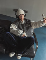 Embler Velvet Track Wide Pants