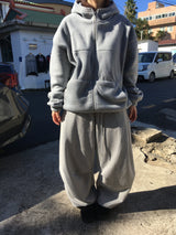 Soft hood zip-up
