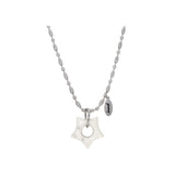 gleaming リトルスターネックレス [white pearl]